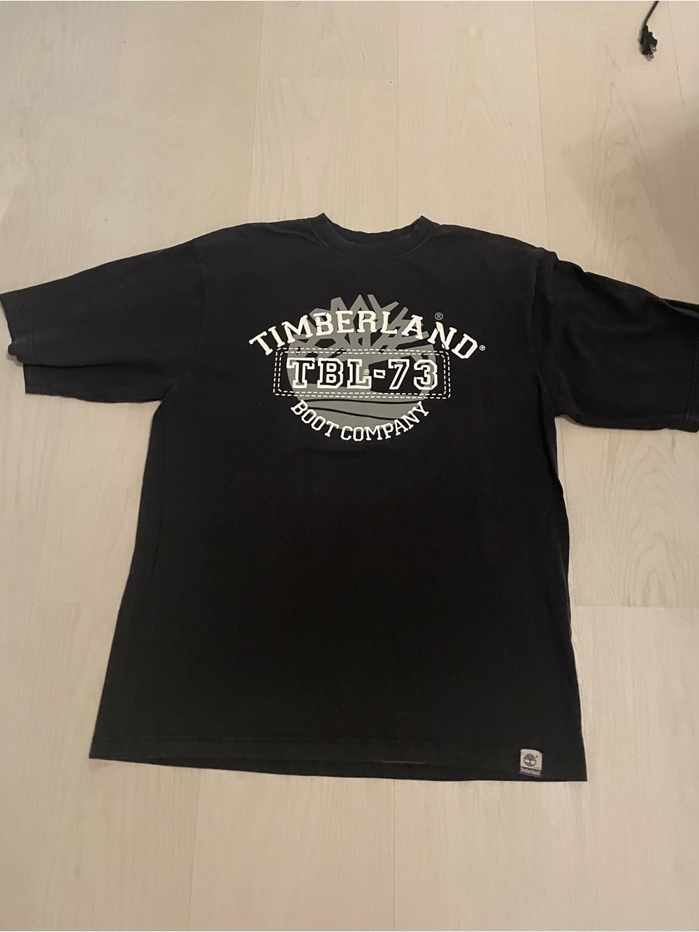 Timberland Black TBL-73 Graphic Short Sleeve Tee